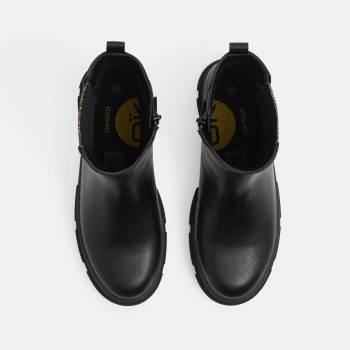 حذاء تشيلسي أسود للفتيات